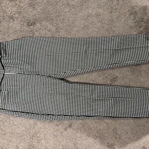Banana Republic Black and White Houndstooth Chinos